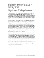 Предварительный просмотр 9 страницы BELGACOM Forum Phone 525 User Manual