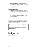 Предварительный просмотр 17 страницы BELGACOM Maestro 1045 User Manual