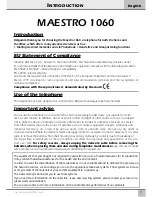 BELGACOM MAESTRO 1060 User Manual предпросмотр