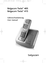 BELGACOM Twist 405 User Manual preview