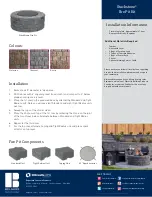 Предварительный просмотр 2 страницы Belgard Stackstone Installation Information