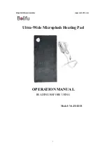 Belifu NA-H1821B Operation Manual preview