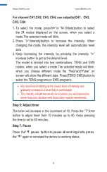 Preview for 10 page of Belifu TENS B2403 Manual