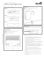 Предварительный просмотр 1 страницы Belimo Clear Edge EAP005 Installation Instructions