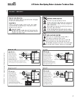 Предварительный просмотр 27 страницы Belimo F6 HS Series Installation And Maintenance Instructions Manual