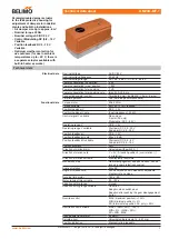 Preview for 1 page of Belimo GM24G-MF-T Technical Data Sheet