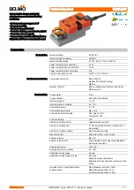 Belimo LM24A-MOD Technical Data Sheet preview