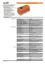 Preview for 1 page of Belimo SMQ24G-SR Technical Data Sheet