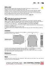 Preview for 5 page of Belimo SRA-100 Technical Manual