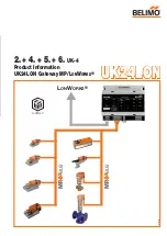 Belimo UK24LON Product Information предпросмотр