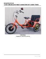 Предварительный просмотр 7 страницы Belize Bicycle BUDDY TRIKE Installation & User Manual