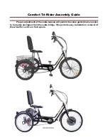 Предварительный просмотр 7 страницы Belize Bicycle Comfort Tri-Rider Assembly Manual