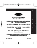 Предварительный просмотр 1 страницы Belkin 4-Port USB 2.0 Hub User Manual