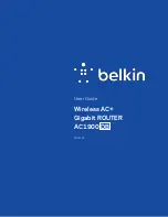 Предварительный просмотр 1 страницы Belkin AC1900 DB User Manual