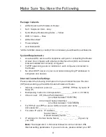 Preview for 6 page of Belkin ADSL Modem with Wireless-G Router F5D7632UK4 User Manual