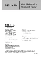 Preview for 90 page of Belkin ADSL Modem with Wireless-G Router F5D7632UK4 User Manual