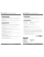 Preview for 2 page of Belkin AG110030-04 User Manual