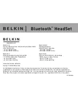 Preview for 122 page of Belkin Bluetooth F8T064ea User Manual