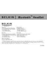 Preview for 148 page of Belkin Bluetooth F8T064ea User Manual