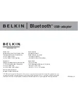 Предварительный просмотр 308 страницы Belkin BLUETOOTH USB ADAPER Manual