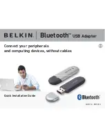 Предварительный просмотр 2 страницы Belkin Bluetooth USB Adapter F8T012 Quick Installation Manual