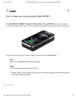 Belkin BPD001 Manual предпросмотр