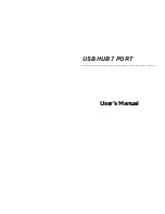 Preview for 1 page of Belkin BUS STATION F5U100 User Manual