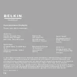 Предварительный просмотр 120 страницы Belkin COMFORT MOUSE Quick Installation Manual