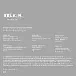 Предварительный просмотр 160 страницы Belkin COMFORT MOUSE Quick Installation Manual