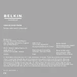 Предварительный просмотр 170 страницы Belkin COMFORT MOUSE Quick Installation Manual