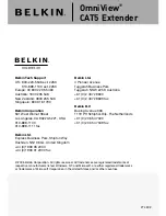 Предварительный просмотр 20 страницы Belkin EXPANDVIEW CAT5 User Manual