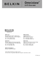 Предварительный просмотр 1 страницы Belkin F1D084 - annexe 1 User Manual