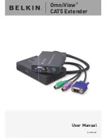 Belkin F1D084 - OmniView CAT5 KVM Extender Repeater User Manual preview