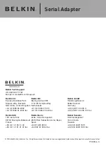 Preview for 16 page of Belkin F1D084Eea User Manual