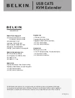 Belkin F1D086U User Manual preview