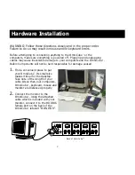 Предварительный просмотр 7 страницы Belkin F1D094 - OmniCube 4 Port KVM Switch User Manual