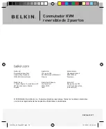 Предварительный просмотр 40 страницы Belkin F1D201u Quick Installation Manual