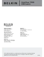 Preview for 48 page of Belkin F1DA104Z - OmniView PRO3 USB User Manual