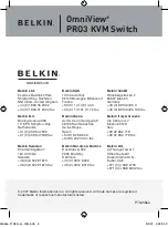 Предварительный просмотр 8 страницы Belkin F1DA104Zea, F1DA108Zea, F1DA116Zea Quick Installation Manual