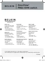 Предварительный просмотр 32 страницы Belkin F1DA104Zea, F1DA108Zea, F1DA116Zea Quick Installation Manual