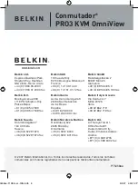 Предварительный просмотр 40 страницы Belkin F1DA104Zea, F1DA108Zea, F1DA116Zea Quick Installation Manual