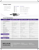 Предварительный просмотр 2 страницы Belkin F1DD104L - SOHO KVM Switch DVI Specifications