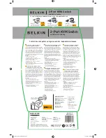 Предварительный просмотр 2 страницы Belkin F1DK102Uea Specifications