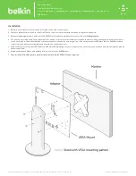 Preview for 2 page of Belkin F1DN-MOD-VMOUNT Quick Installation Manual