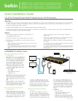 Предварительный просмотр 1 страницы Belkin F1DN102MOD Series Quick Installation Manual