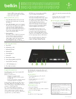 Предварительный просмотр 2 страницы Belkin F1DN102MOD Series Quick Installation Manual