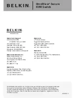 Belkin F1DN108U - OmniView Secure KVM Switch User Manual предпросмотр