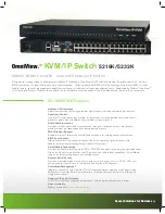 Preview for 3 page of Belkin F1DP216G Specifications