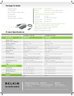 Preview for 4 page of Belkin F1DP216G Specifications