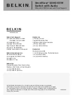 Предварительный просмотр 36 страницы Belkin F1DS102Lea User Manual